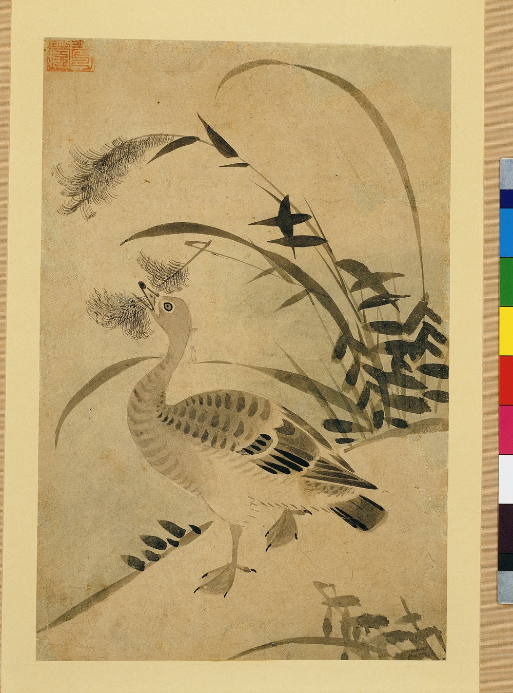 Noahndo (Painting of Wild Goose with Reeds by the Water) 첨부 이미지