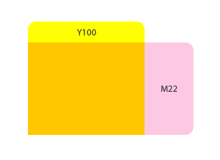 4원색규정 Y100/M22